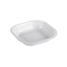 12 farfurii patrate din aluminiu lacuit, 180x180mm.