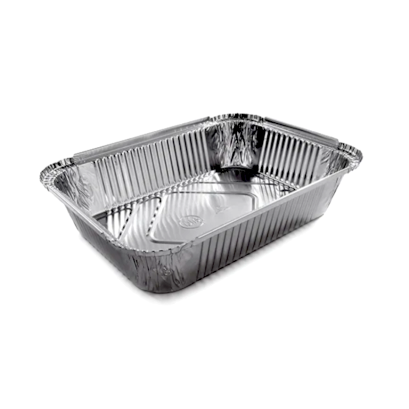 Set 6 tavite aluminiu + capace, 27x17cm, 2000cc